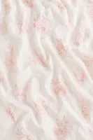 Ekru Pembe Çiçek Desenli Dantel Detaylı Bağlamalı Şortlu Pijama Takımı Bella Notte 79339 Ekru görsel 6