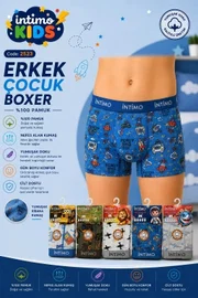 Empirme Erkek Çocuk Boxer 6'lı Paket İntimo 2523