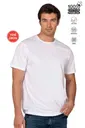 Erkek %100 Pamuklu Likrasız Penye Süprem Kumaş Kapalı Yaka Kısa Kollu T-shirt Özkan 12420