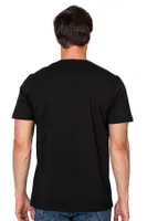 Erkek %100 Pamuklu Likrasız Penye Süprem Kumaş Kapalı Yaka Kısa Kollu T-shirt Özkan 12420 Siyah görsel 12