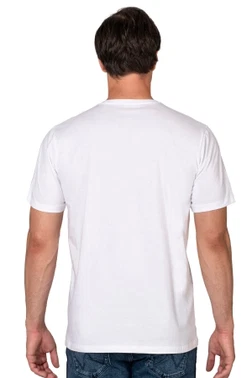 Erkek %100 Pamuklu Likrasız Penye Süprem Kumaş Kapalı Yaka Kısa Kollu T-shirt Özkan 12420 - Alternatif Görünüm