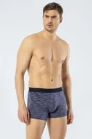 Erkek 2li Inkjet Melanj Boxer Cacharel 1324/Lacivert-İndigo 2'li paket (lacivert & mavi) detay görünüm