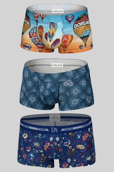 Erkek 3 lü Boxer Doreanse 1747