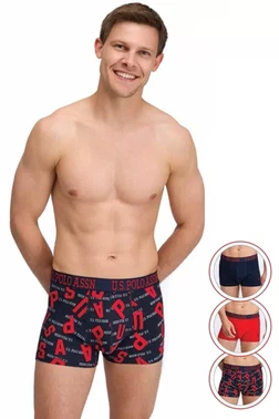 Erkek 3 Lü Boxer US. POLO ASSN. 80582