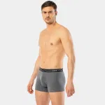 Erkek 3lü Boxer Cacharel 1320/Siyah-Antrasit-Gri Karışık Renk görsel 4