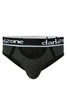 Erkek Antrasit Önü Açık Slip Külot Darkzone DZ-1102-07-S Görsel görsel 6