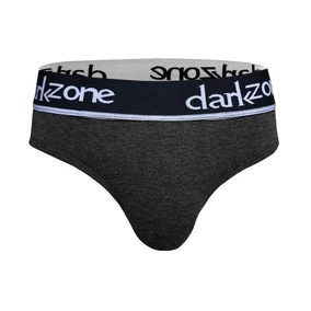 Erkek Antrasit Pamuklu Lastikli Slip Külot Darkzone DZ-1103-07-S