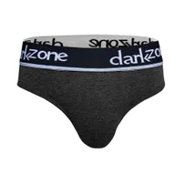Erkek Antrasit Pamuklu Lastikli Slip Külot Darkzone DZ-1103-07-S