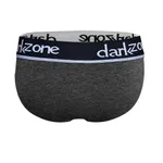 Erkek Antrasit Pamuklu Lastikli Slip Külot Darkzone DZ-1103-07-S Görsel detay görünüm