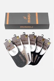 Erkek Bambu 6 Çift Yazlık Babet Çorap Mısırlı EBBT000015