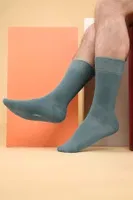 Erkek Bambu Tekli Soket Çorap Mısırlı ESKT000034 Pastel Mavi görsel 9
