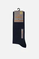 Erkek Bambu Tekli Soket Çorap Mısırlı ESKT000226 Lacivert görsel 4