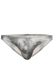 Erkek Batik Desenli Gri Pamuklu Klasik Slip Külot Darkzone DZ-1104-121-S