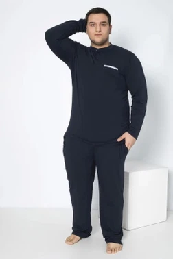 Erkek Battal Modal Patlı Uzun Kol Pijama Takım Confeo C940-140