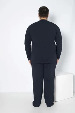 Erkek Battal Modal Patlı Uzun Kol Pijama Takım Confeo C940-140 - Alternatif Görünüm