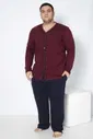Erkek Battal Önü Düğmeli Uzunkol Pijama Öztaş 12075-A Öztaş 12075-A