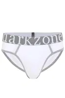 Erkek Beyaz Biyeli Slip Külot Darkzone DZ-1106-02-S Görsel