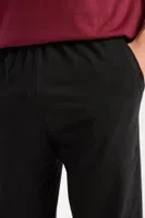 Erkek Bordo Düğmeli Yaka Kısa Kollu Pijama Takımı Akbeniz 6878 Bordo görsel 5