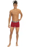 Erkek Bordo - Siyah - Antrasit Melanj 3'lü Boxer Us. POLO Assn. 80533 Görsel görsel 7