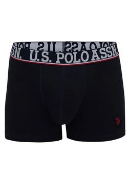 Us. POLO Assn. Erkek Bordo - Siyah - Antrasit Melanj 3'lü Boxer Us. POLO Assn. 80533 - Alternatif Görünüm