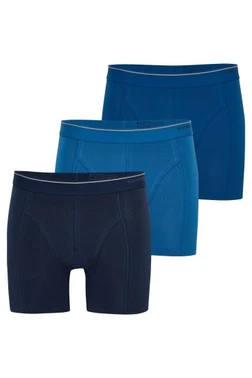 Black Spade Erkek Boxer 3'lü Paket Tender Cotton Lacivert Mavi Denim BlackSpade 9673 - Alternatif Görünüm