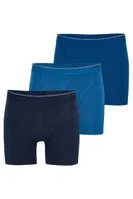Erkek Boxer 3'lü Paket Tender Cotton Lacivert Mavi Denim BlackSpade 9673 Lacivert Mavi Denim detay görünüm