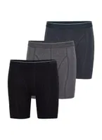 Erkek Boxer 3'lü Paket Tender Cotton Siyah Antra Melanj Antrasit BlackSpade 9683 Siyah Antra Melanj Antrasit