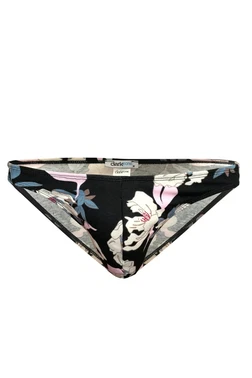 Darkzone Erkek Çiçek Desenli Siyah Pamuklu Klasik Slip Külot Darkzone DZ-1104-120-S