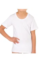 Erkek Çocuk %100 Pamuklu Ribana Atlet Fanila 10'lu Paket  Özkan 0803 Beyaz görsel 4