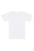Erkek Çocuk %100 Pamuklu Ribana Fanila 10'lu Paket Yarım Kol Kapalı Yaka T-shirt Özkan 0706-P010 Beyaz detay görünüm