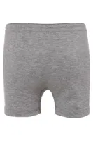 Erkek Çocuk %100 Pamuklu Süprem Penye Premium Kumaş Birinci Sınıf A Kalite Boxer Şort Özkan 31223 Gri Melanj görsel 4