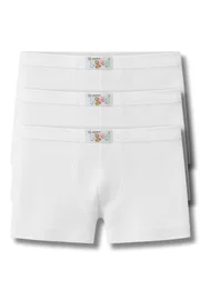 Yıldız Çamaşır Erkek Çocuk Modal Boxer Beyaz 3'lü Paket Yıldız 465
