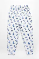 Erkek Çocuk Pamuklu Pijama Takımı Kısa Kol Uzun Alt Yelken Desenli Yumuşacık Ev Giyimi Öts 374001 Renkli farklı açı