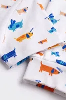 Erkek Çocuk Pijama Takım - Kısa Kol, Uzun Alt - Araba Desenli ÖTS 374002 Renkli-2 görsel 4