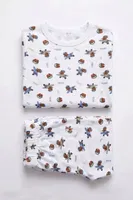 Erkek Çocuk Pijama Takım - Kısa Kol, Uzun Alt - Traktör Desenli Öts 374003 Renkli-3 görsel 5