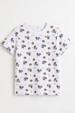 Öts İç Giyim Erkek Çocuk Pijama Takım - Kısa Kol, Uzun Alt - Traktör Desenli Öts 374003 - Alternatif Görünüm