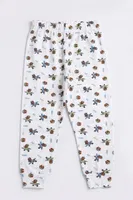 Erkek Çocuk Pijama Takım - Kısa Kol, Uzun Alt - Traktör Desenli Öts 374003 Renkli-3 farklı açı