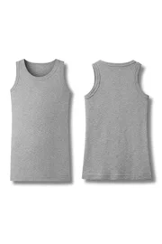 Yıldız Çamaşır Erkek Çocuk Ribana Rambo Atlet Gri %100 Pamuk 3'lü Paket Yıldız 82