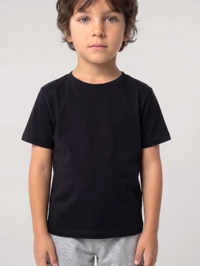 Erkek Çocuk Siyah Kısa Kollu Şortlu Pijama Takımı Akbeniz 20759 - Alternatif Görünüm