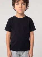 Erkek Çocuk Siyah Kısa Kollu Şortlu Pijama Takımı Akbeniz 20759 Siyah detay görünüm