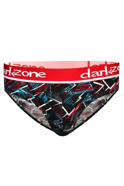Erkek Desenli Renkli Pamuklu Lastikli Slip Külot Darkzone DZ-1103-111-S