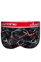Erkek Desenli Renkli Pamuklu Lastikli Slip Külot Darkzone DZ-1103-111-S Görsel detay görünüm