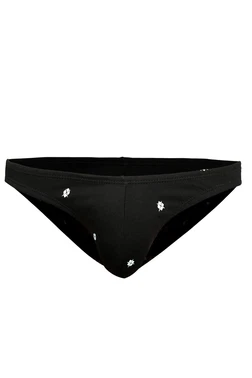 Darkzone Erkek Desenli Siyah Pamuklu Klasik Slip Külot Darkzone DZ-1104-104-S