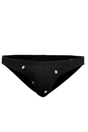 Darkzone Erkek Desenli Siyah Pamuklu Klasik Slip Külot Darkzone DZ-1104-104-S