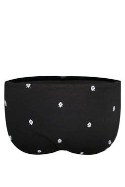 Darkzone Erkek Desenli Siyah Pamuklu Klasik Slip Külot Darkzone DZ-1104-104-S - Alternatif Görünüm