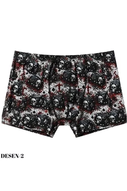 Erkek Dijital Baskılı Likralı Boxer Desen-2 Öztaş 1723-A Öztaş 1723-A