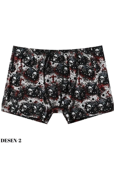 Erkek Dijital Baskılı Likralı Boxer Desen-2 Öztaş 1723-A Öztaş 1723-A
