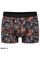 Erkek Dijital Baskılı Likralı Boxer Desen-3 Öztaş 1722-A Öztaş 1722-A