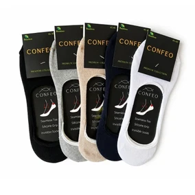 Erkek Düz Likralı Bambu Babet Çorap 6'lı Paket Confeo C932-013 - Alternatif Görünüm