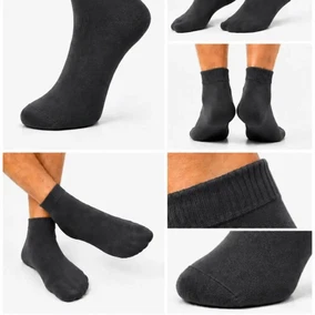 Erkek Düz Likralı Bambu Yarım Konç Çorap 6'lı Paket Confeo C932-007 - Alternatif Görünüm